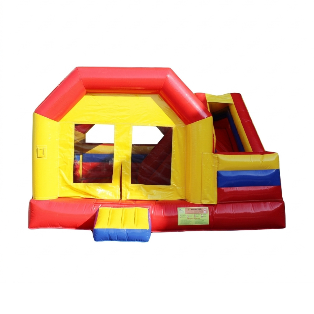 Alquiler de inflable Castillo Rojo para cumpleaños infantiles en Los Santos